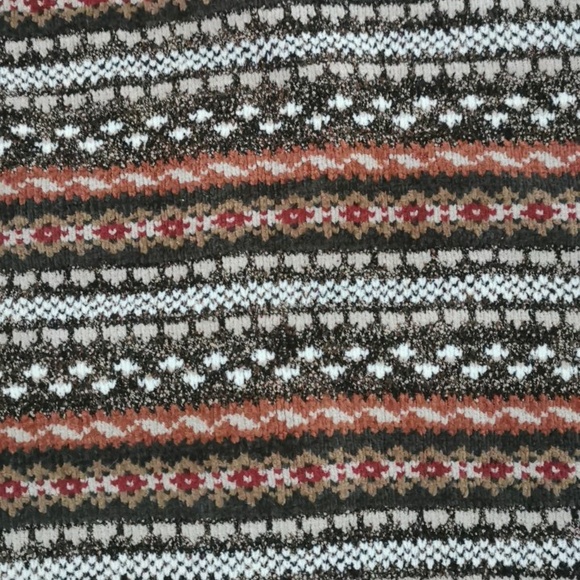 Vintage Tradition fair isle nordic cozycore pattern cardigan. Size L 14/16 - Picture 7 of 8